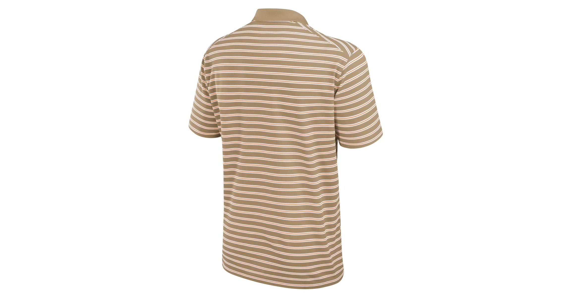 NCAA Nike Tennessee Volunteers Athletic Prep Striped Dri-FIT Polo