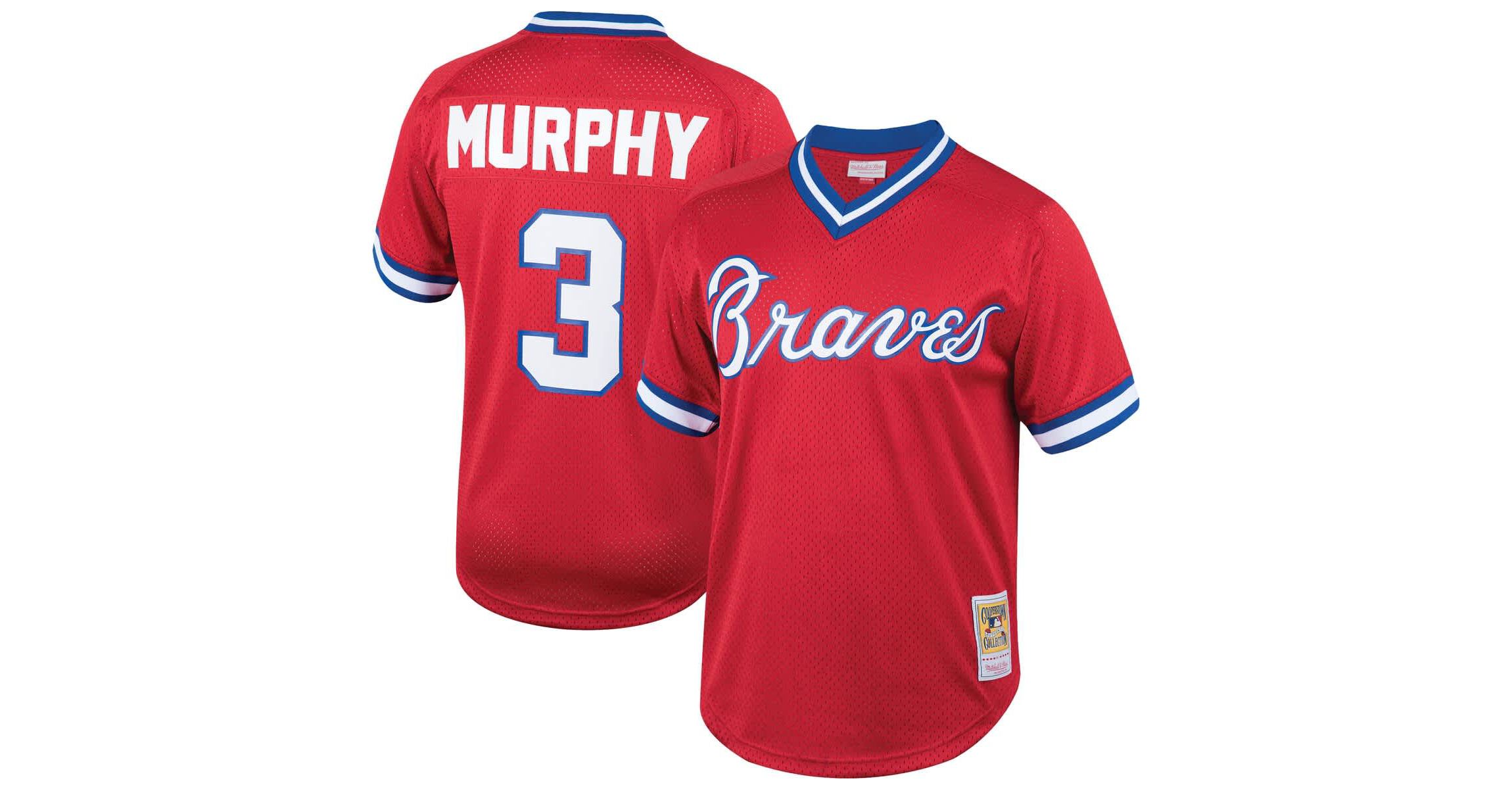 MLB Dale Murphy Atlanta Braves Cooperstown Collection Mesh Batting Practice Jersey