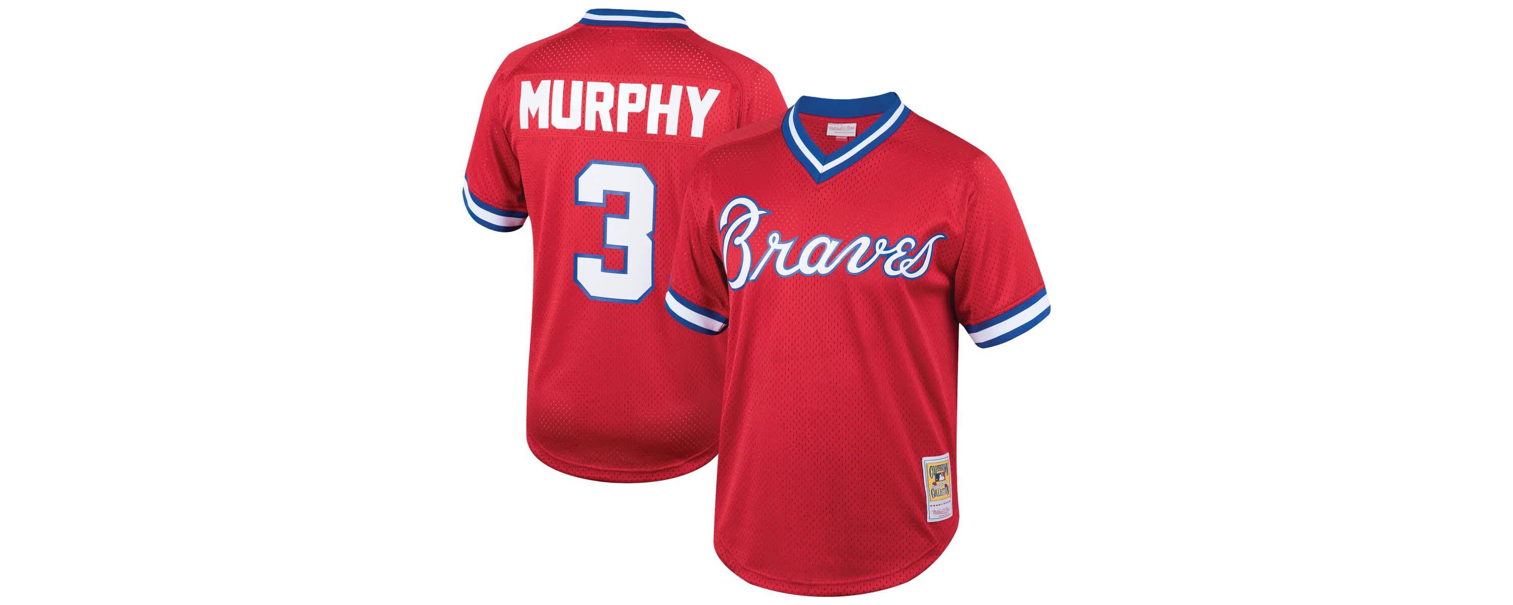MLB Dale Murphy Atlanta Braves Cooperstown Collection Mesh Batting Practice Jersey
