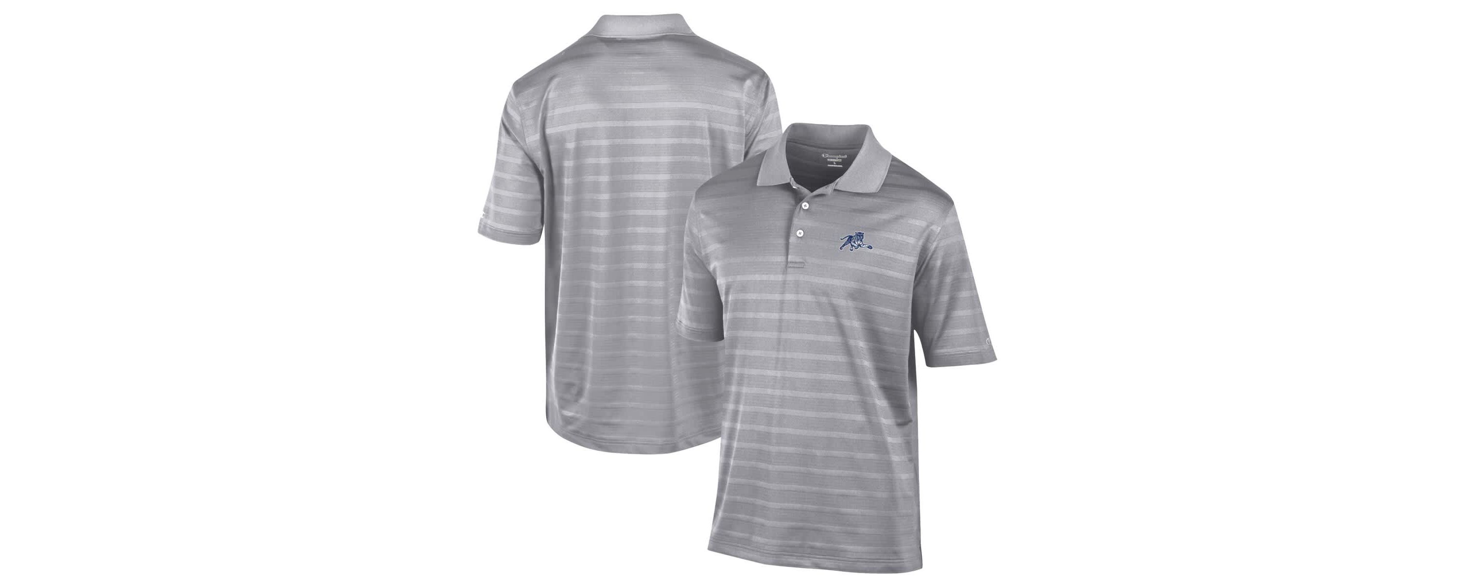 NCAA Jackson State Tigers Textured Solid Polo