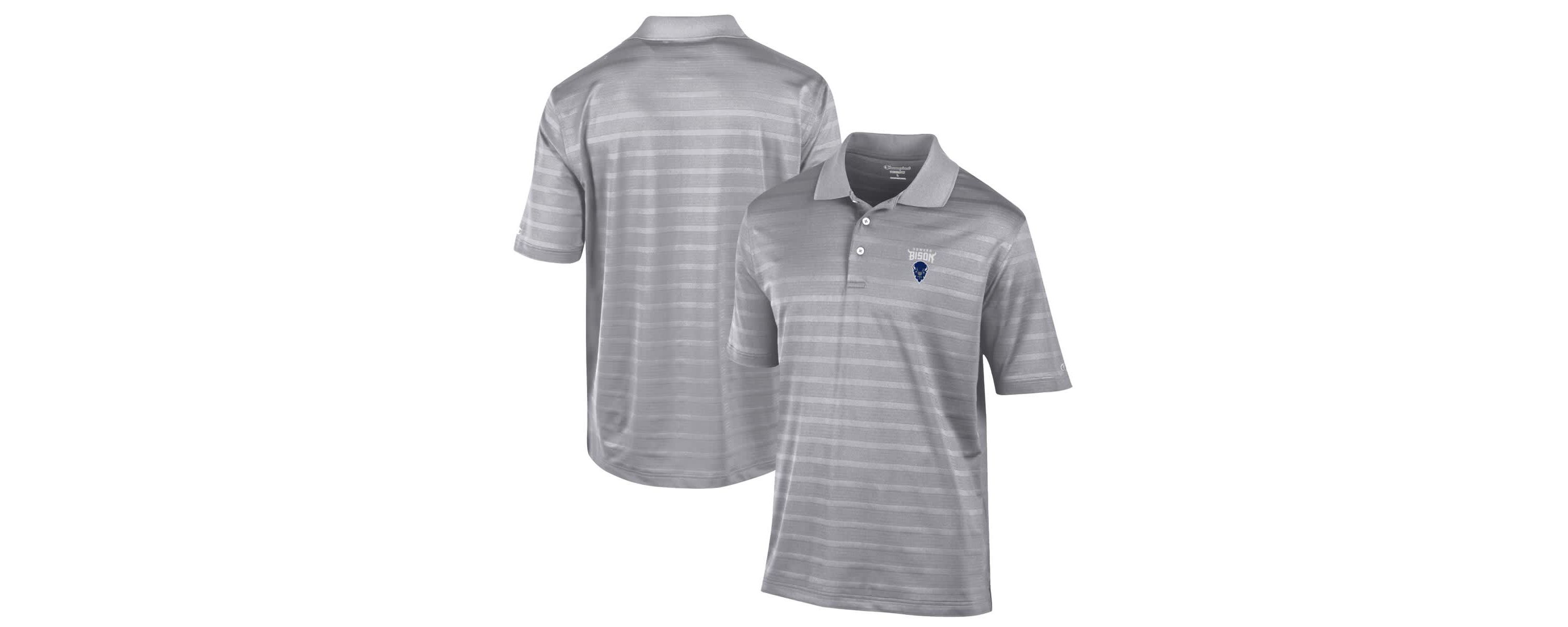 NCAA Howard Bison Textured Solid Polo