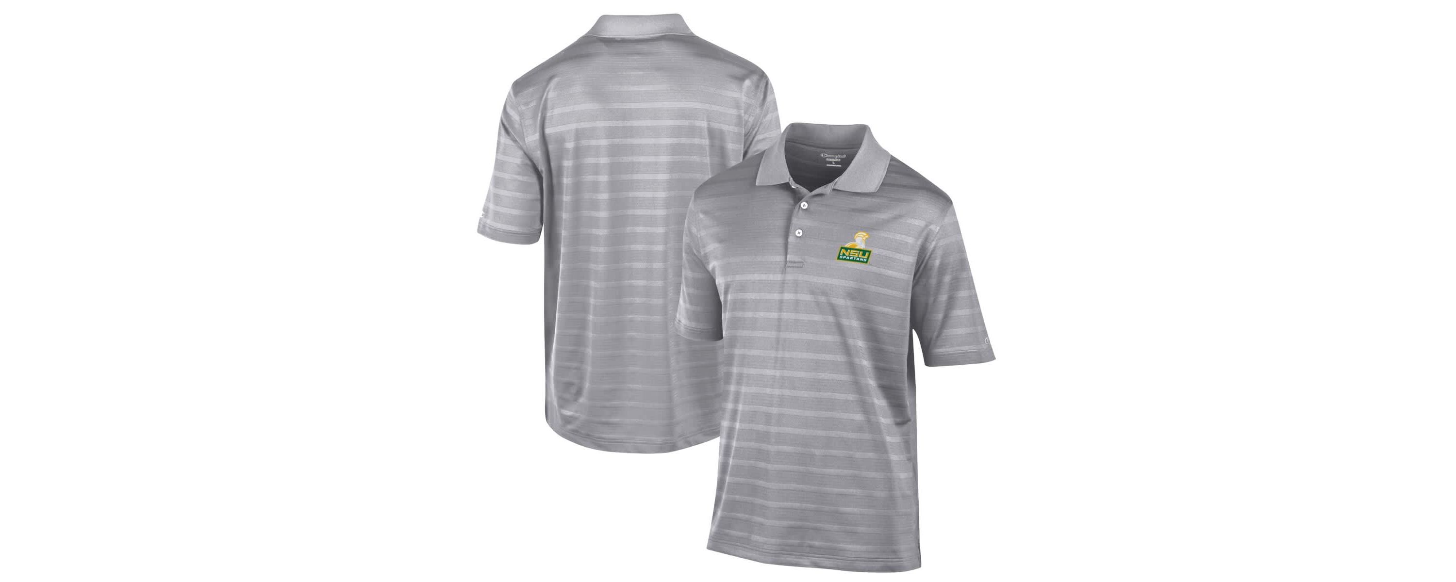 NCAA Norfolk State Spartans Textured Solid Polo