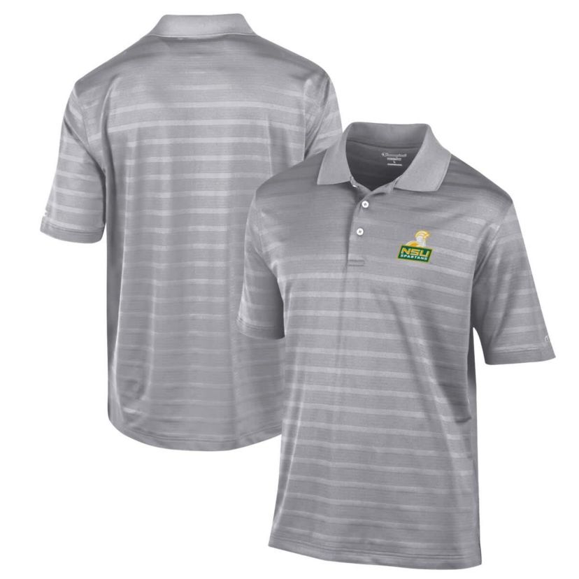 NCAA Norfolk State Spartans Textured Solid Polo