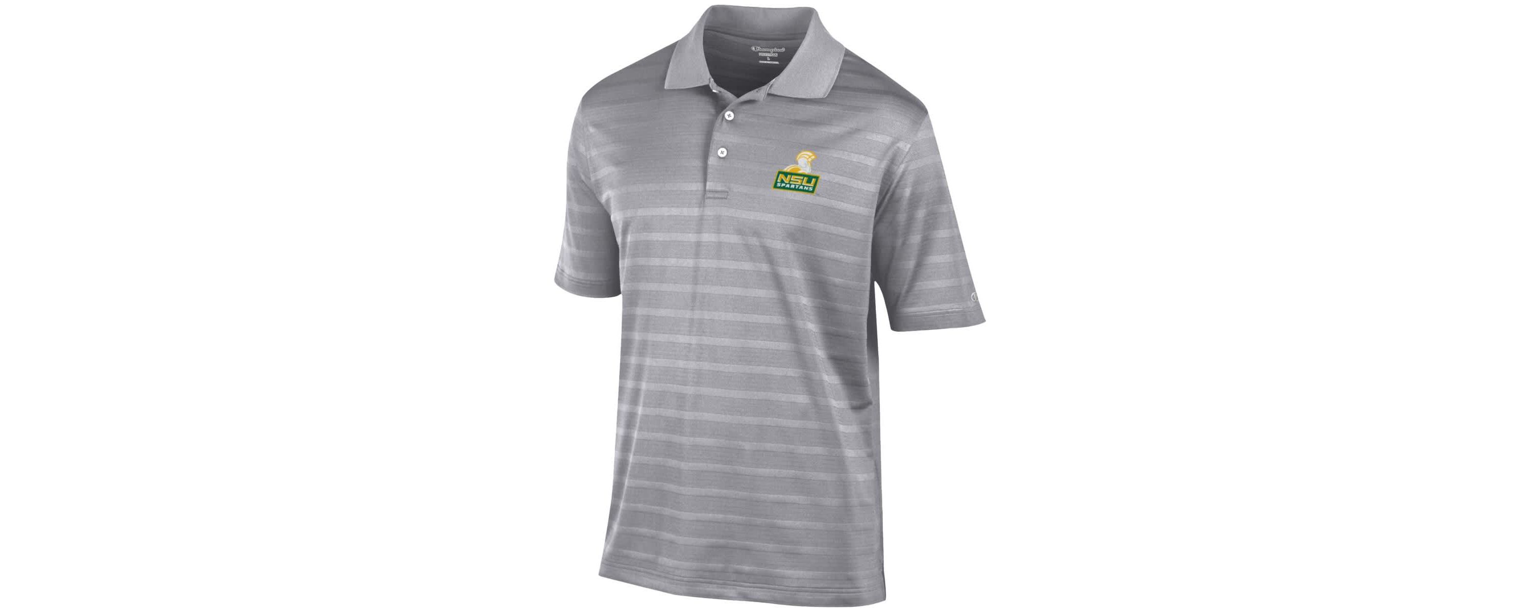 NCAA Norfolk State Spartans Textured Solid Polo
