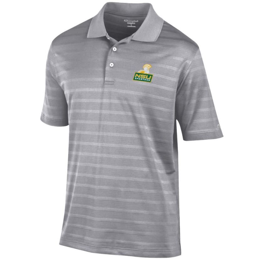 NCAA Norfolk State Spartans Textured Solid Polo