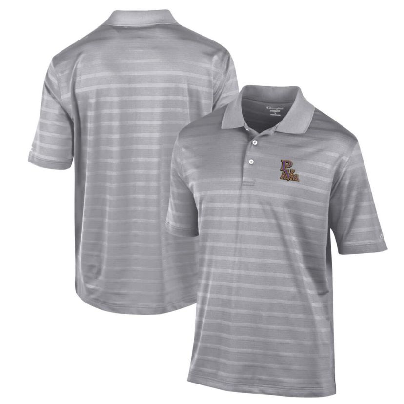 NCAA Prairie View A&M Panthers Textured Solid Polo