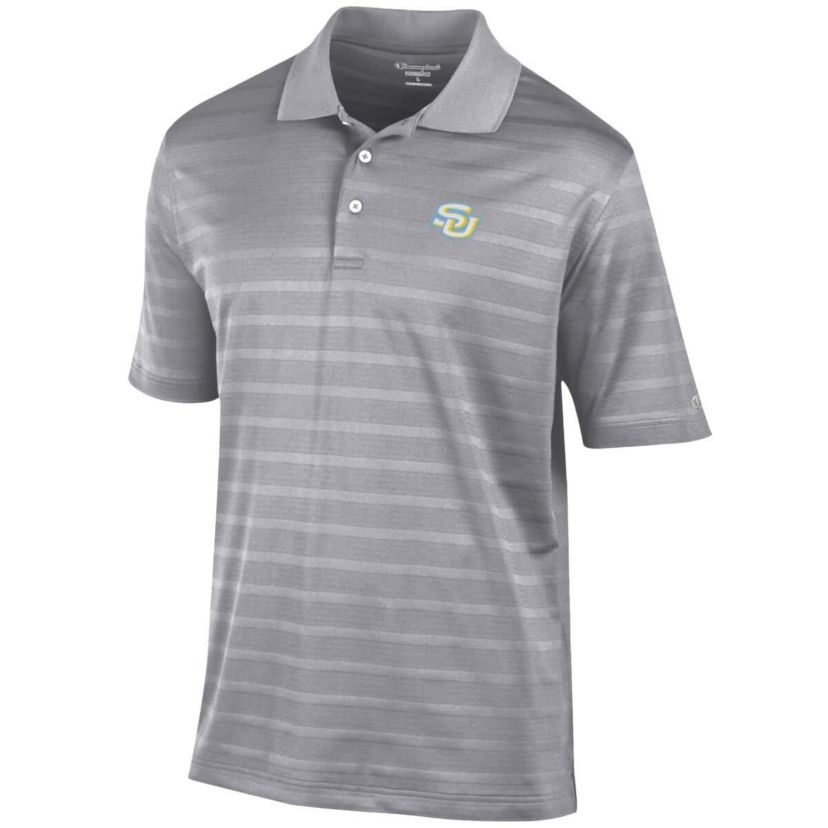 NCAA Southern University Jaguars Textured Solid Polo