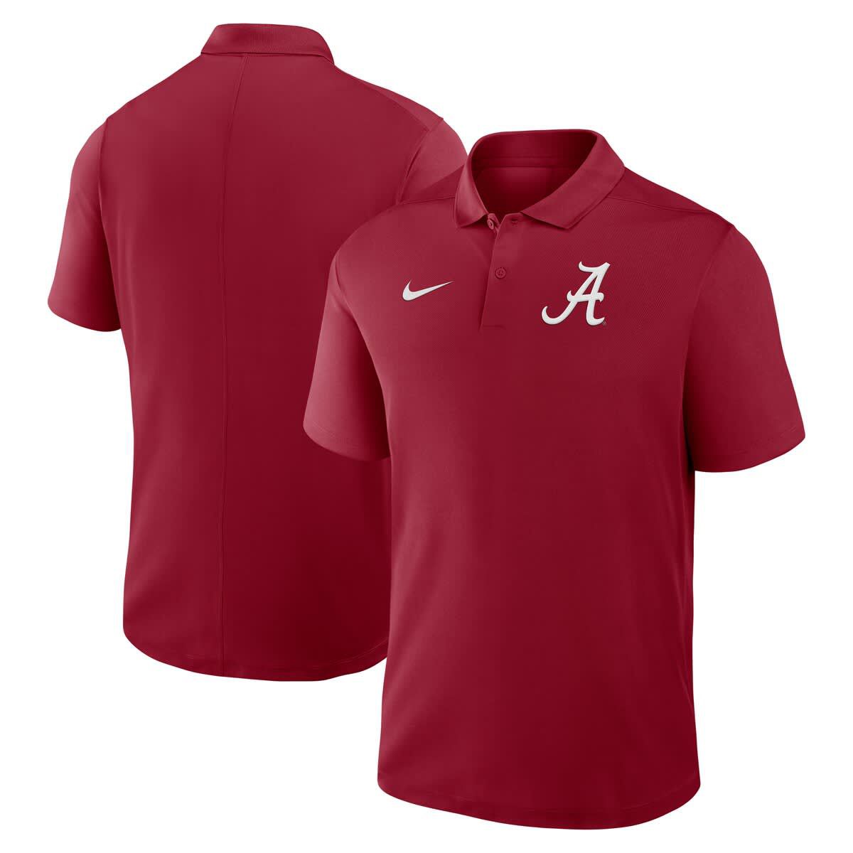 Alabama Crimson Tide NCAA Nike Alabama Tide Primetime Victory Primary Logo Performance Polo