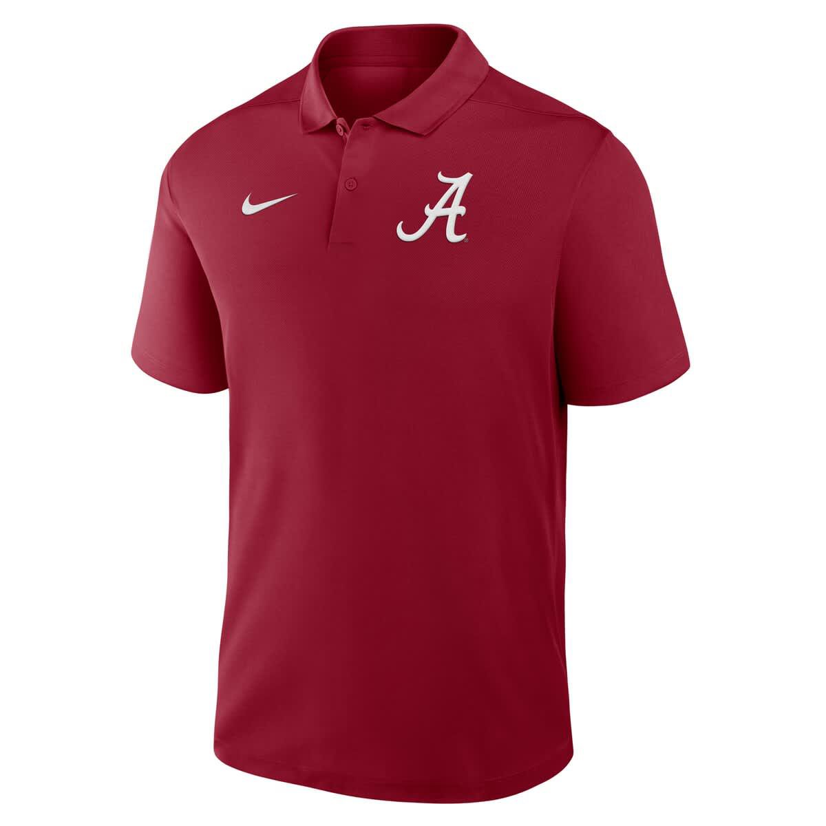Alabama Crimson Tide NCAA Nike Alabama Tide Primetime Victory Primary Logo Performance Polo