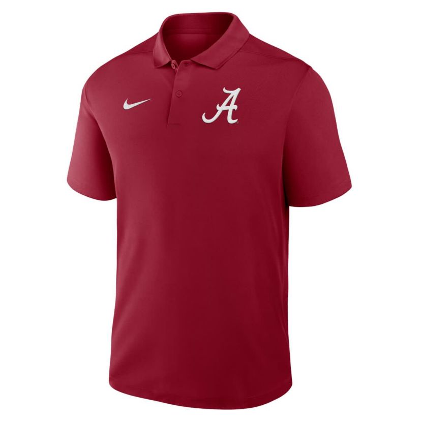 Alabama Crimson Tide NCAA Nike Alabama Tide Primetime Victory Primary Logo Performance Polo