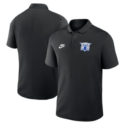 Men's NCAA Nike Kentucky Wildcats Primetime Victory Legacy Vault Logo Performance Polo, Black, Small