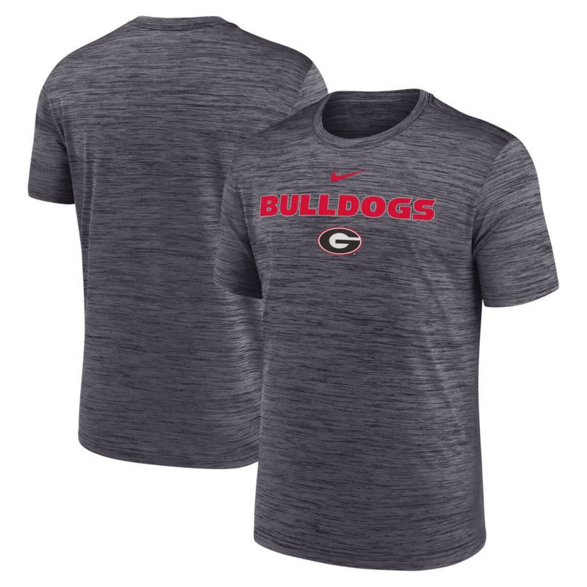 NCAA Nike Georgia Bulldogs 2025 Sideline Velocity Dri-FIT T-Shirt