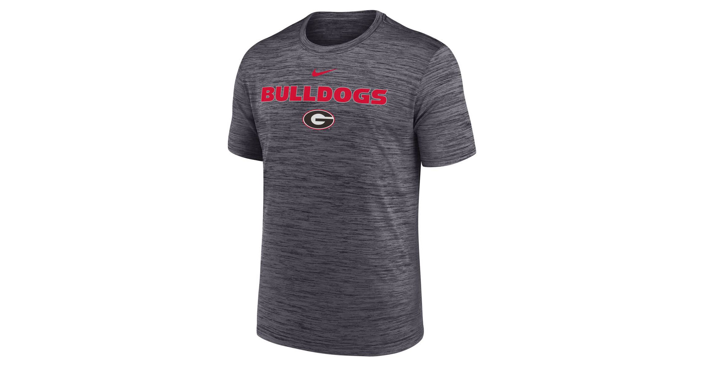 NCAA Nike Georgia Bulldogs 2025 Sideline Velocity Dri-FIT T-Shirt