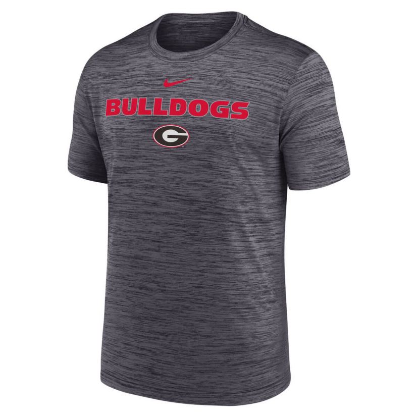 NCAA Nike Georgia Bulldogs 2025 Sideline Velocity Dri-FIT T-Shirt