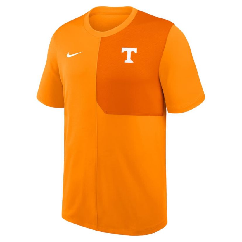 NCAA Nike Tennessee Tennessee Volunteers 2025 Sideline UV Dri-FIT Coach Shirt