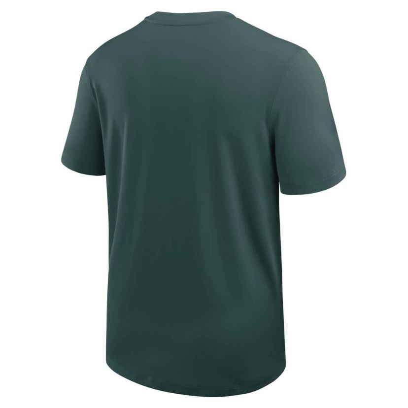 NCAA Nike Michigan State Spartans 2025 Sideline UV Dri-FIT Coach Shirt