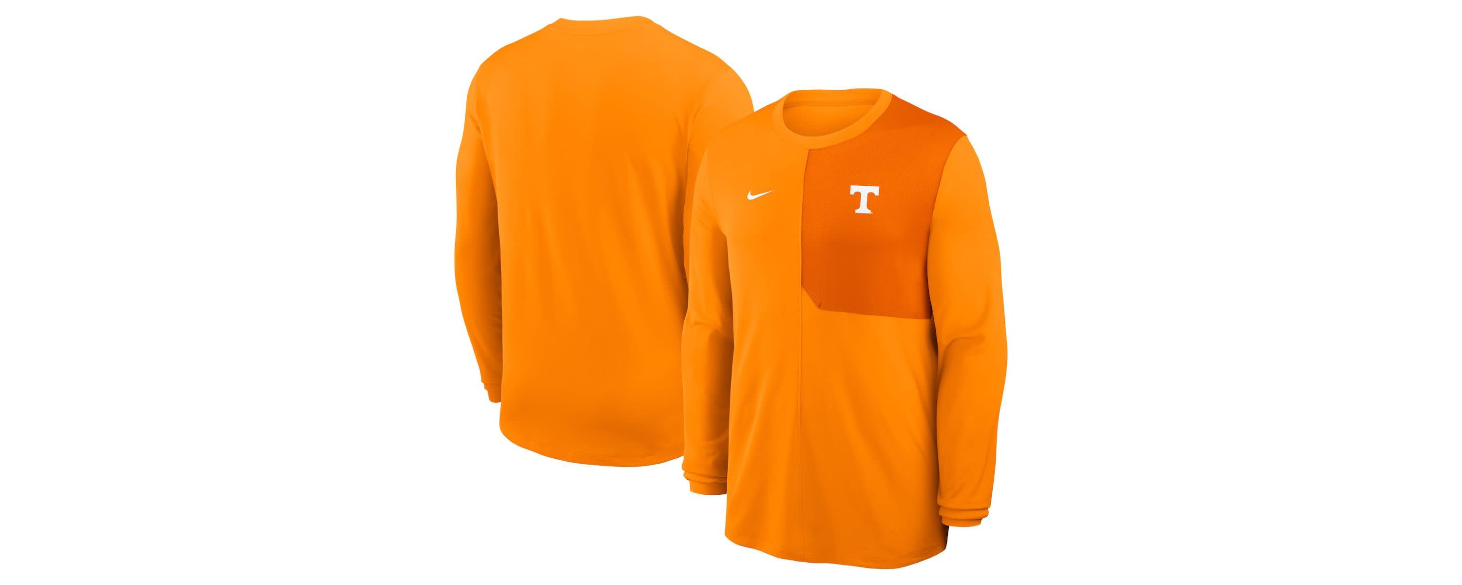 NCAA Nike Tennessee Tennessee Volunteers 2025 Sideline Coach UV Dri-FIT Long Sleeve Shirt