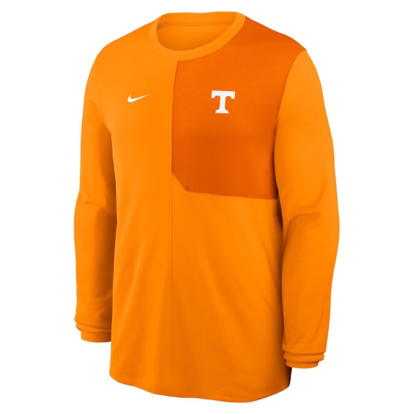 NCAA Nike Tennessee Tennessee Volunteers 2025 Sideline Coach UV Dri-FIT Long Sleeve Shirt