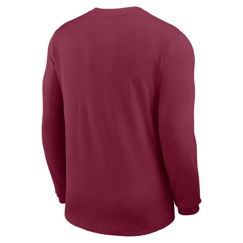 NCAA Nike Florida State Seminoles 2025 Sideline Coach UV Dri-FIT Long Sleeve Shirt