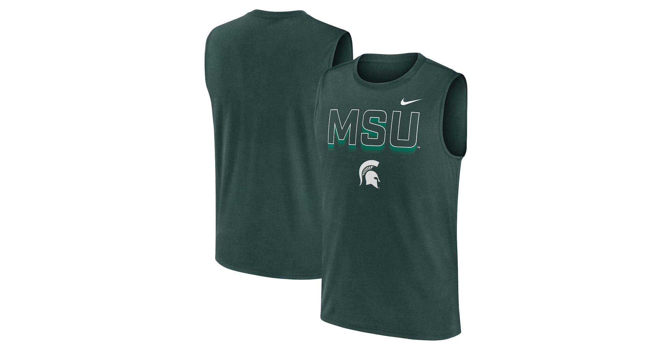 NCAA Nike Michigan State Spartans Primetime Tricode Legend Dri-FIT Tank Top