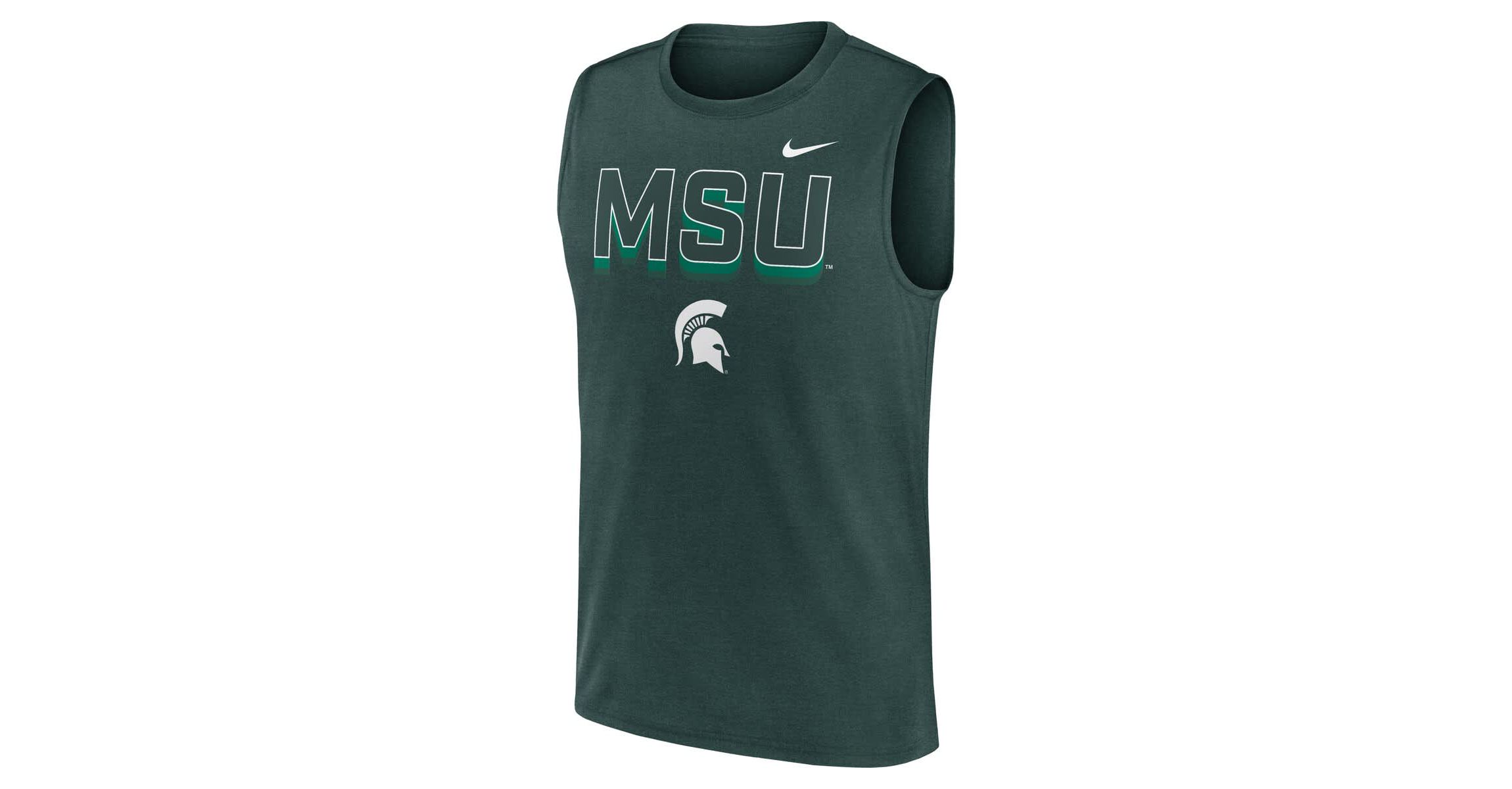 NCAA Nike Michigan State Spartans Primetime Tricode Legend Dri-FIT Tank Top