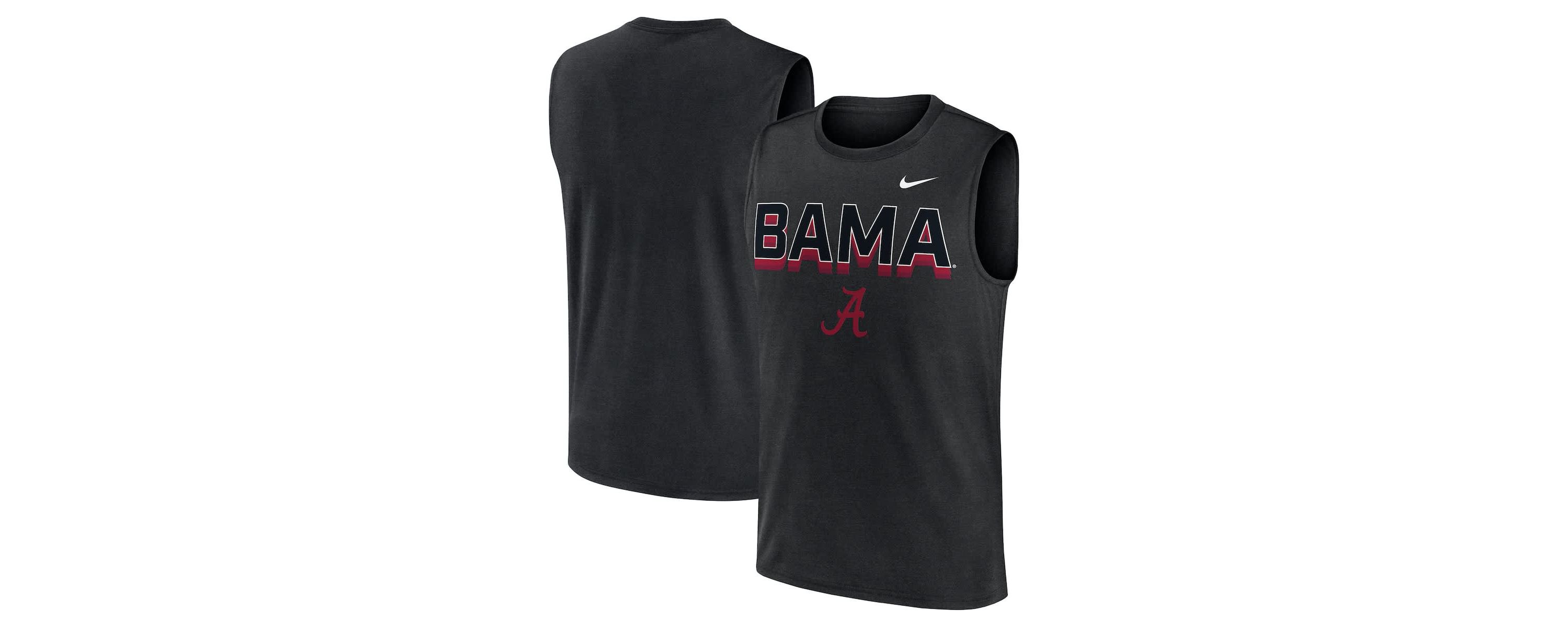 Alabama Crimson Tide NCAA Nike Alabama Tide Primetime Tricode Legend Dri-FIT Tank Top