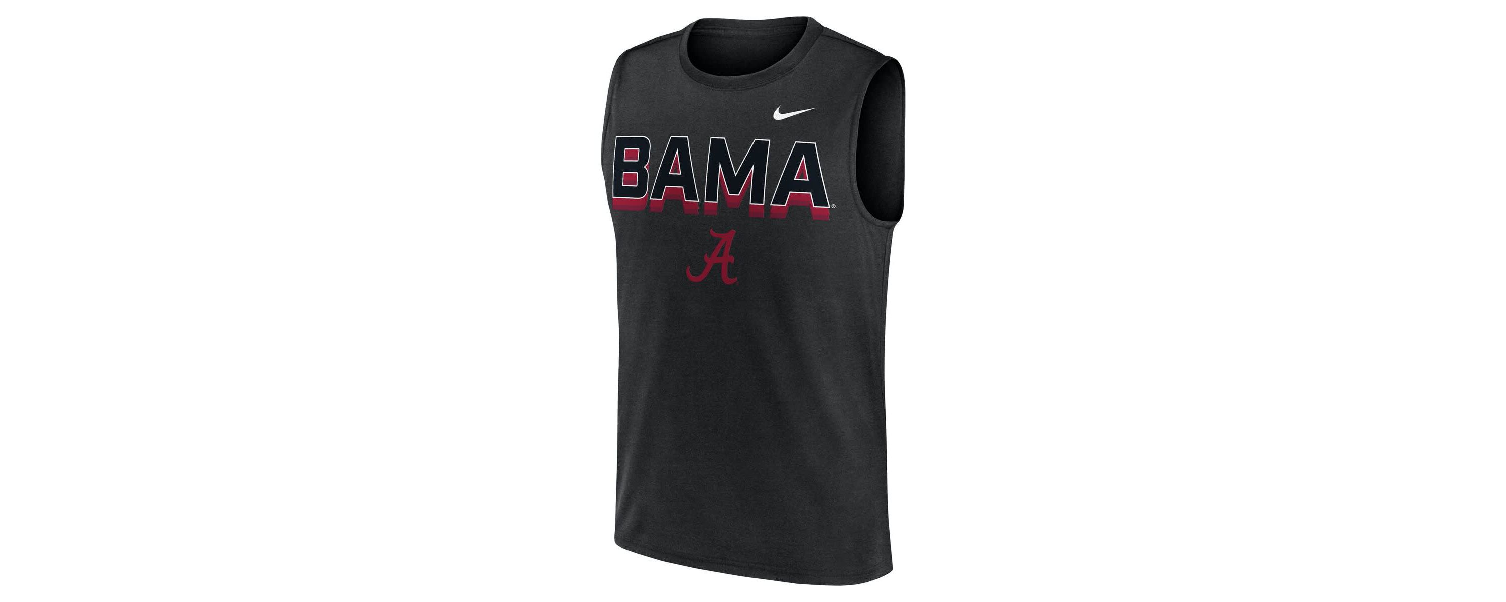 Alabama Crimson Tide NCAA Nike Alabama Tide Primetime Tricode Legend Dri-FIT Tank Top