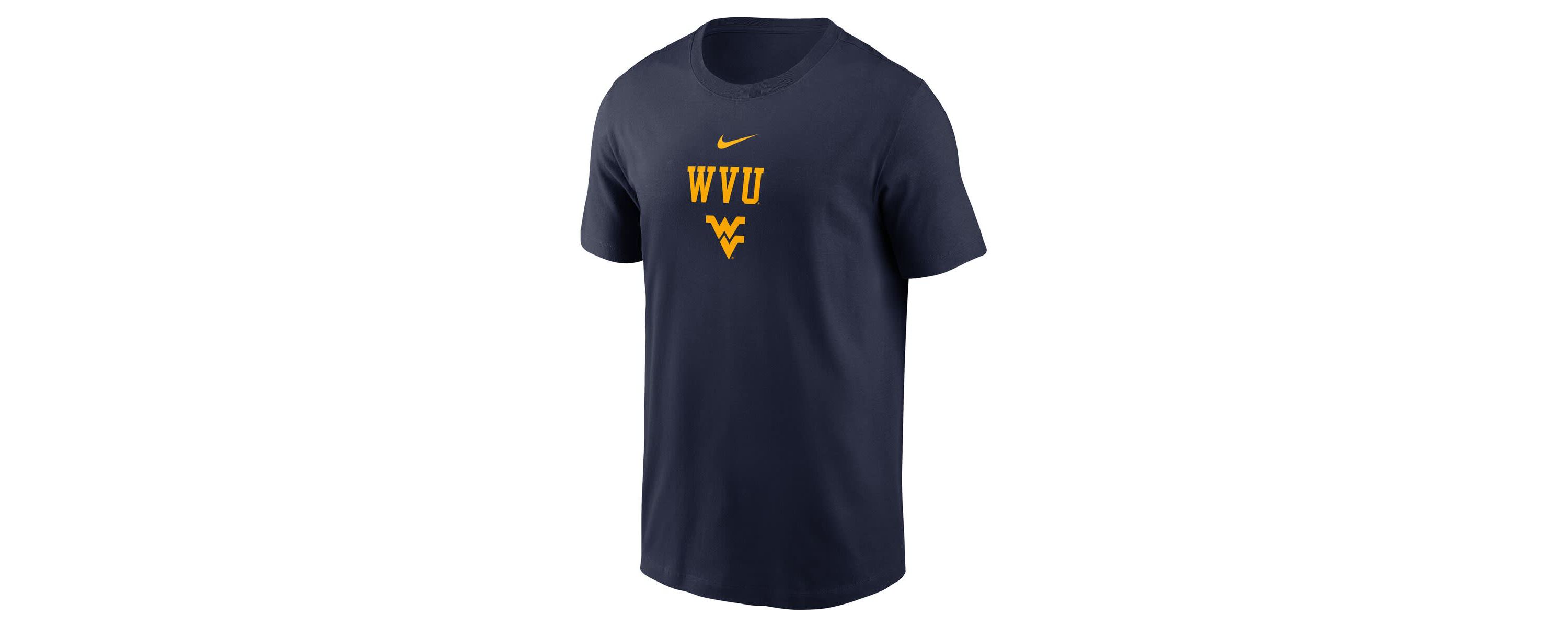 NCAA Nike West Virginia Mountaineers 2-Hit Stacked T-Shirt