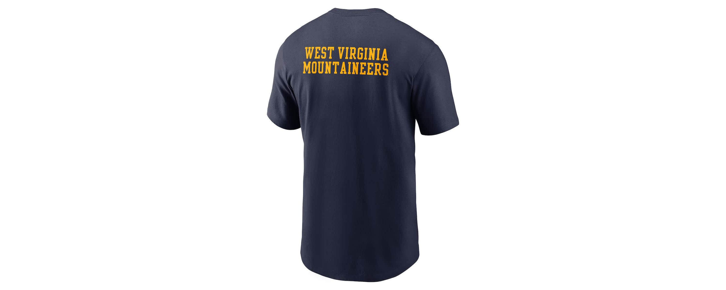 NCAA Nike West Virginia Mountaineers 2-Hit Stacked T-Shirt