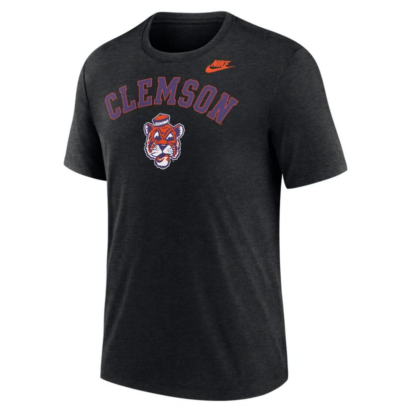NCAA Nike Clemson Tigers Legacy Arch Tri-Blend T-Shirt