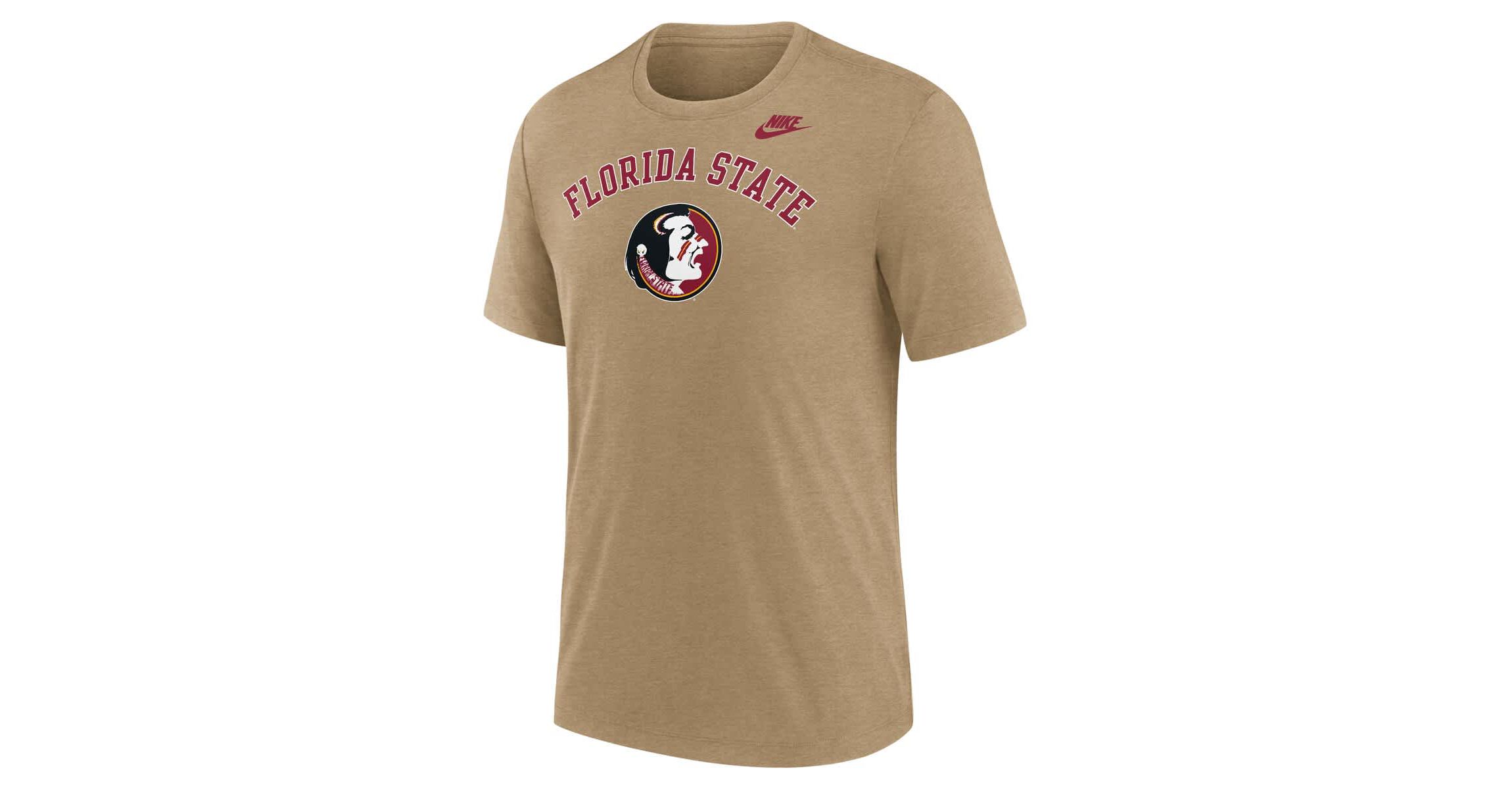NCAA Nike Light Florida State Seminoles Legacy Arch Tri-Blend T-Shirt