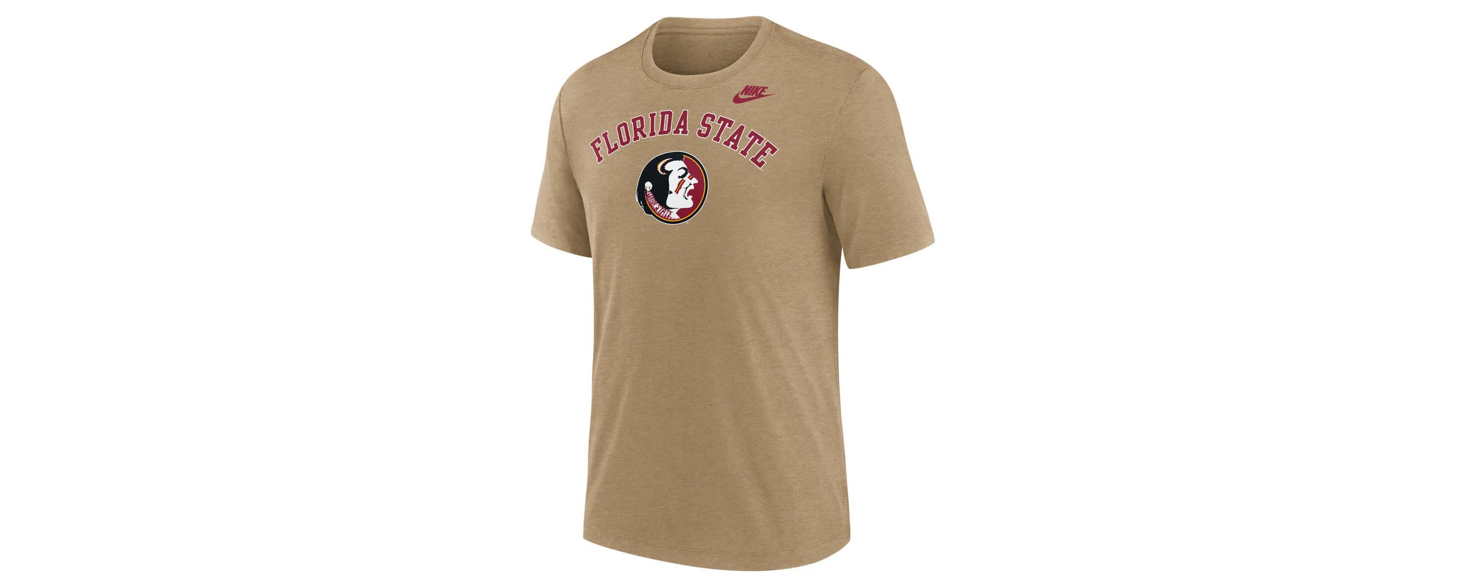 NCAA Nike Light Florida State Seminoles Legacy Arch Tri-Blend T-Shirt