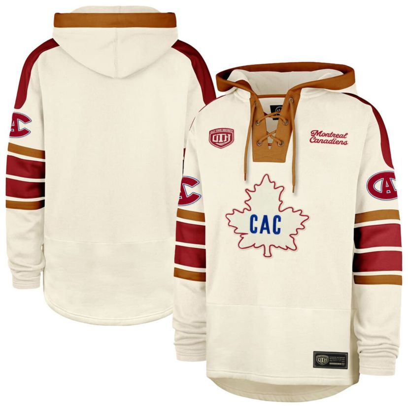NHL Montreal Canadiens Line Lacer Pullover Hoodie