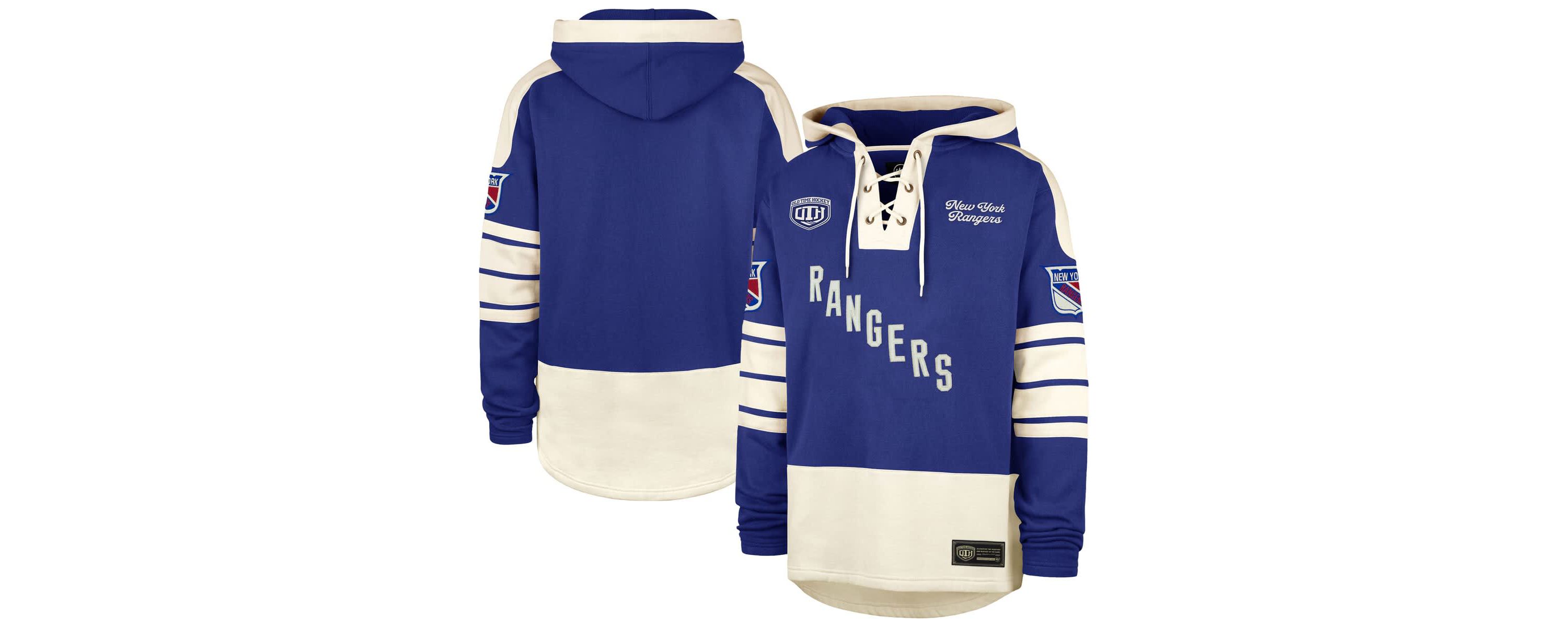 NHL New York Rangers Line Lacer Pullover Hoodie