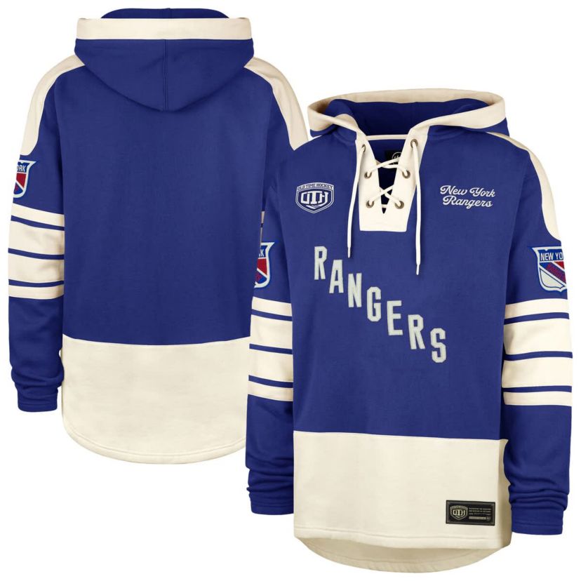 NHL New York Rangers Line Lacer Pullover Hoodie