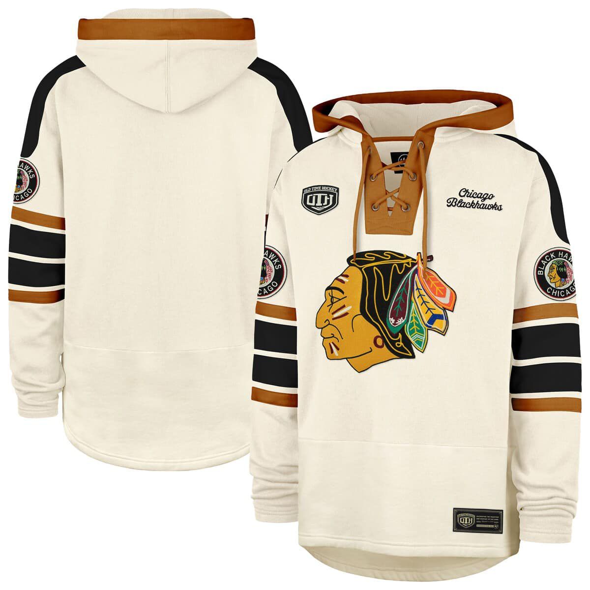 NHL Chicago Blackhawks Line Lacer Pullover Hoodie