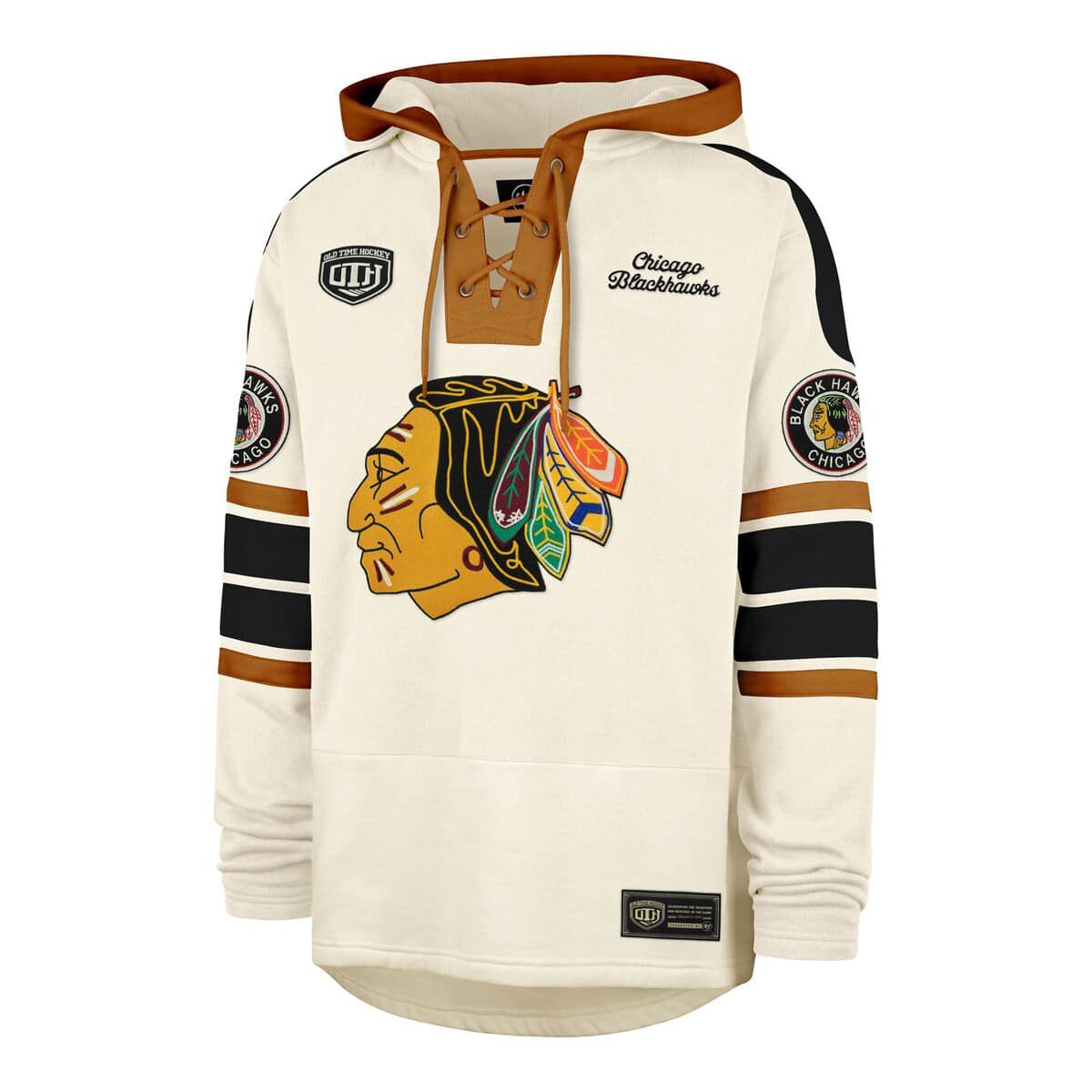 NHL Chicago Blackhawks Line Lacer Pullover Hoodie