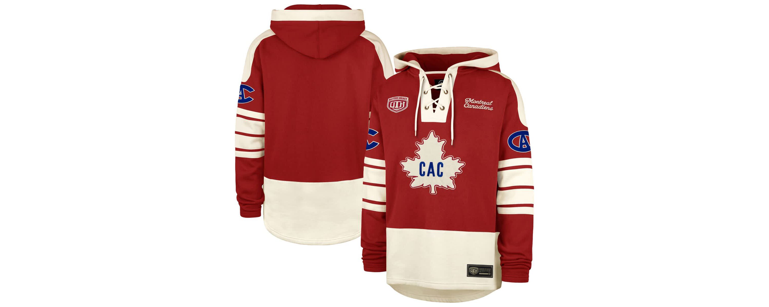 NHL Montreal Canadiens Line Lacer Pullover Hoodie
