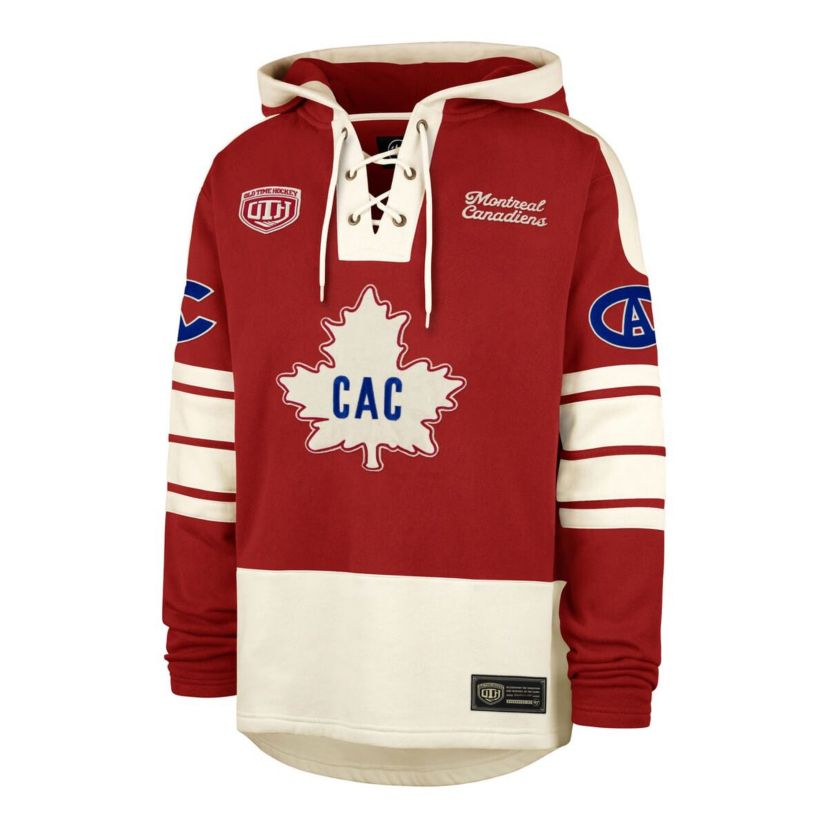 NHL Montreal Canadiens Line Lacer Pullover Hoodie