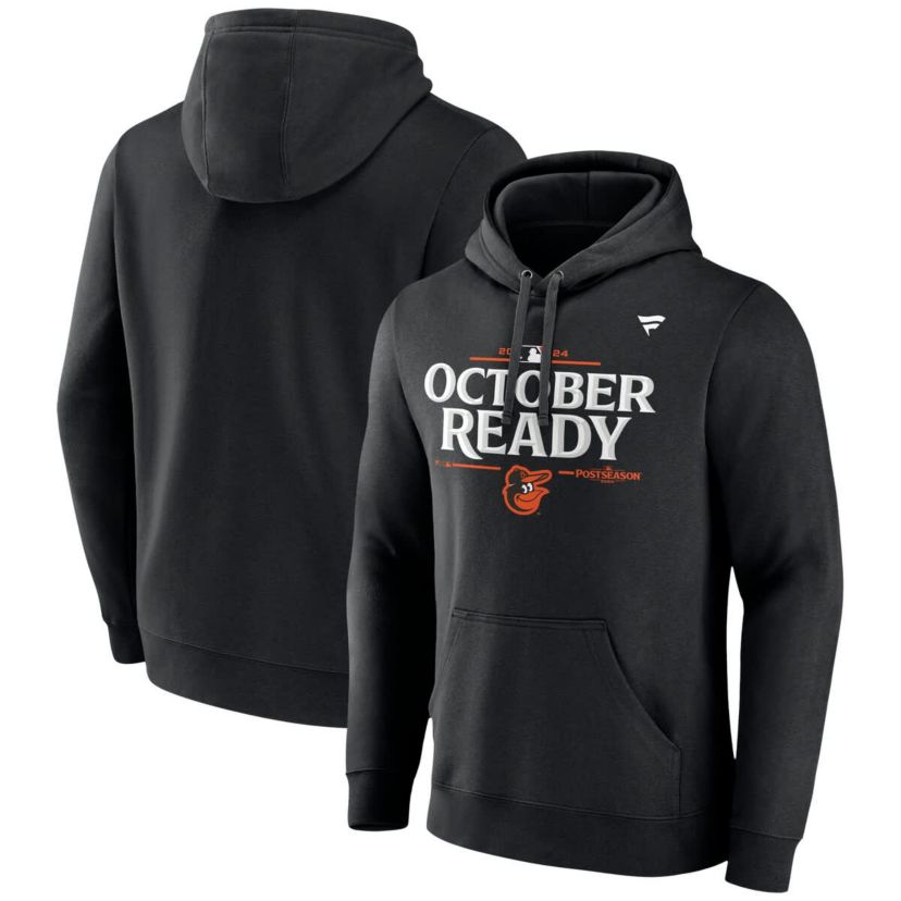 MLB Fanatics Baltimore Orioles 2024 MLB season Locker Room Pullover Hoodie