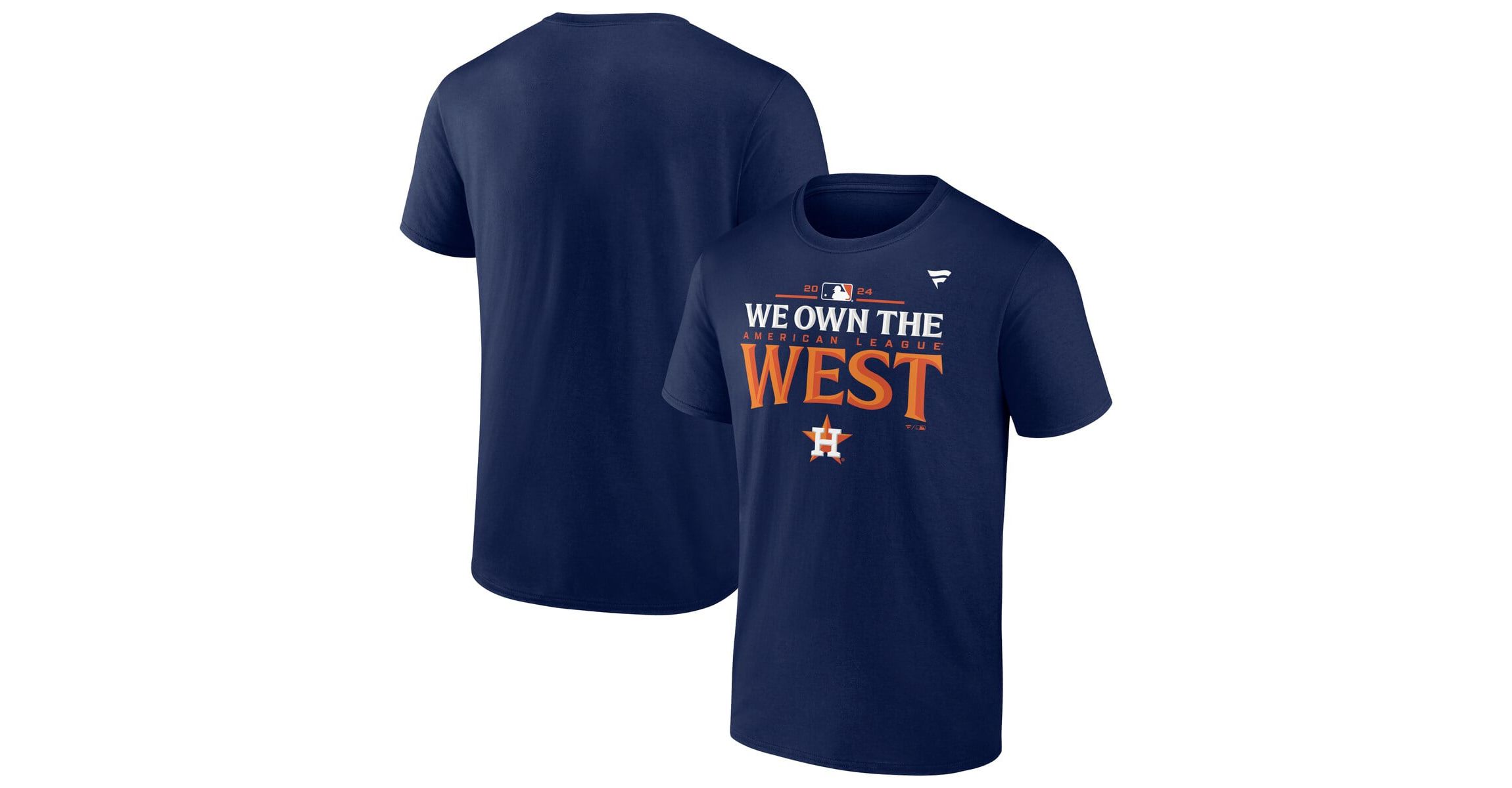 MLB Fanatics Houston Astros 2024 AL West Division s Locker Room T-Shirt