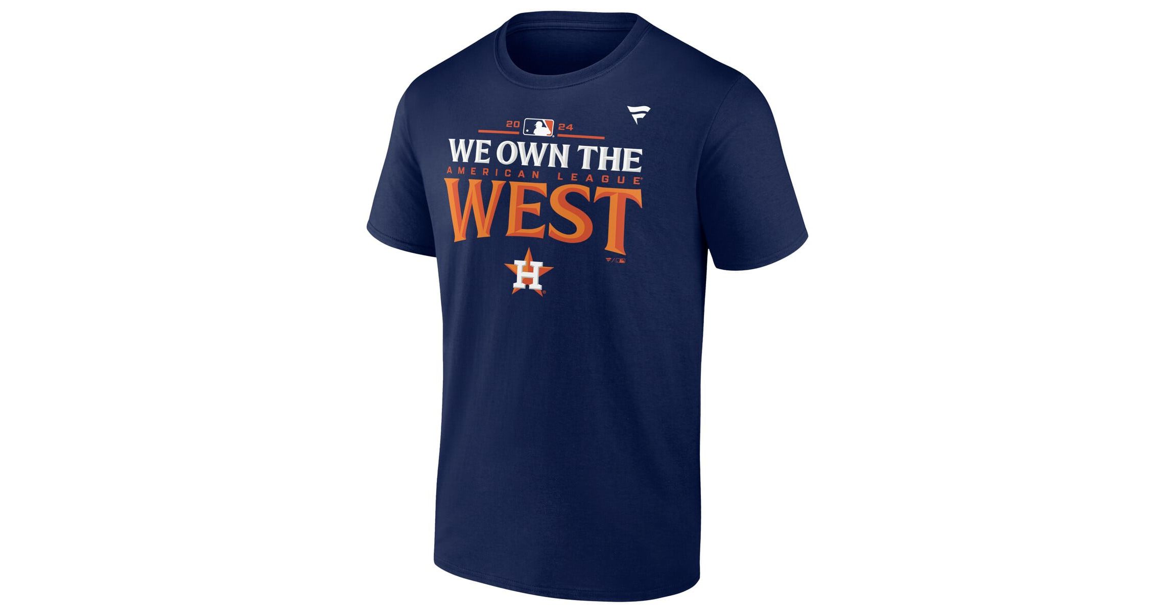 MLB Fanatics Houston Astros 2024 AL West Division s Locker Room T-Shirt