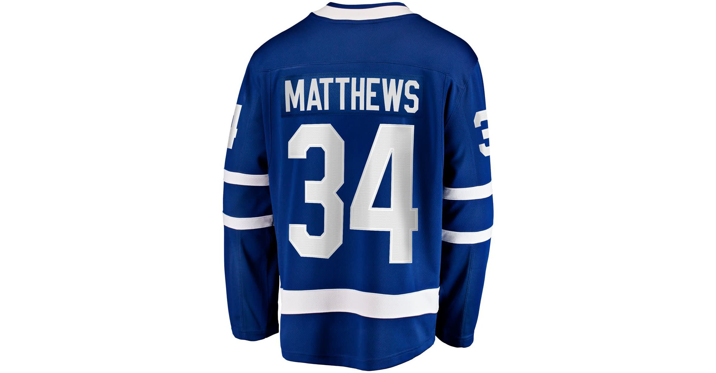 NHL Fanatics Auston Matthews Toronto Maple Leafs Captain Patch Home Breakaway Player Jersey