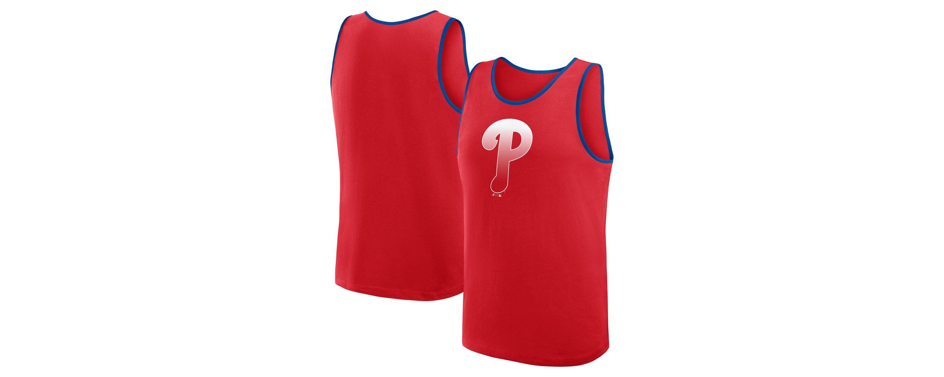 MLB Logo Athletic Philadelphia Phillies Unmatched Success Tank Top
