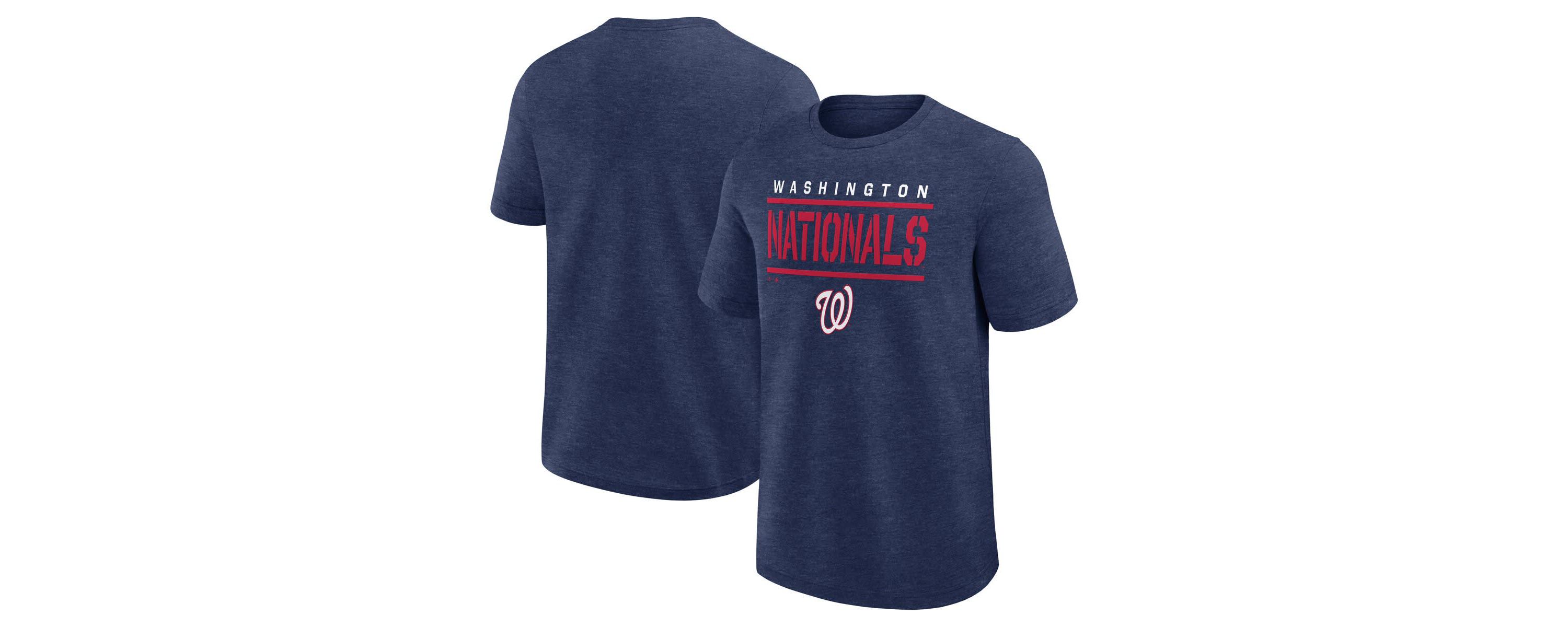 MLB Logo Athletic Washington Nationals Top Notch T-Shirt