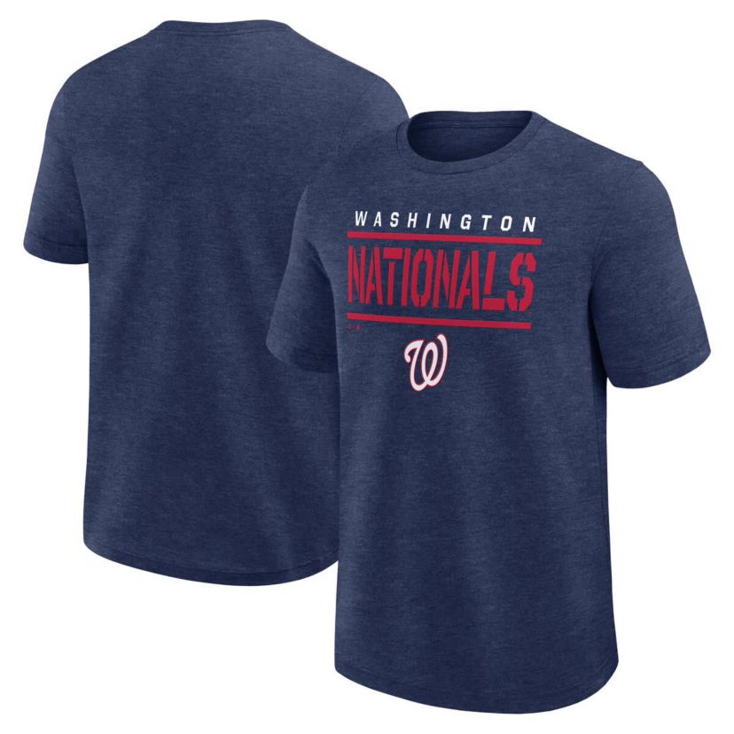 MLB Logo Athletic Washington Nationals Top Notch T-Shirt