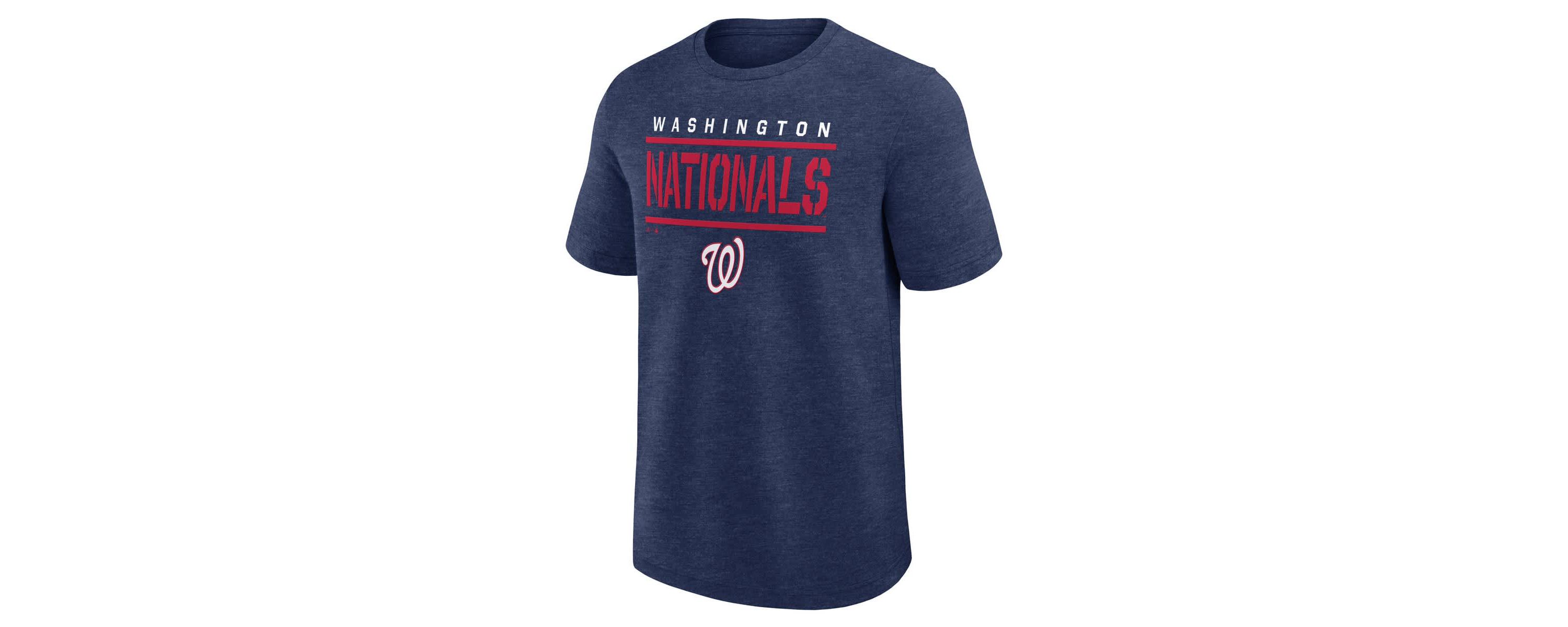 MLB Logo Athletic Washington Nationals Top Notch T-Shirt