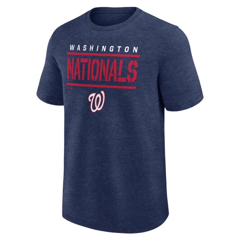 MLB Logo Athletic Washington Nationals Top Notch T-Shirt