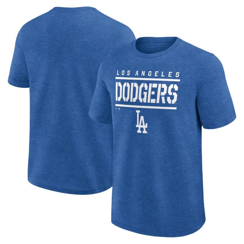 MLB Logo Athletic Los Angeles Dodgers Top Notch T-Shirt