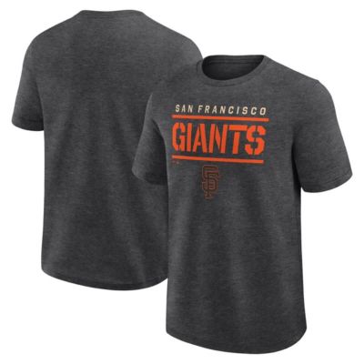 Men's MLB Logo Athletic San Francisco Giants Top Notch T-Shirt, Grey, Small
